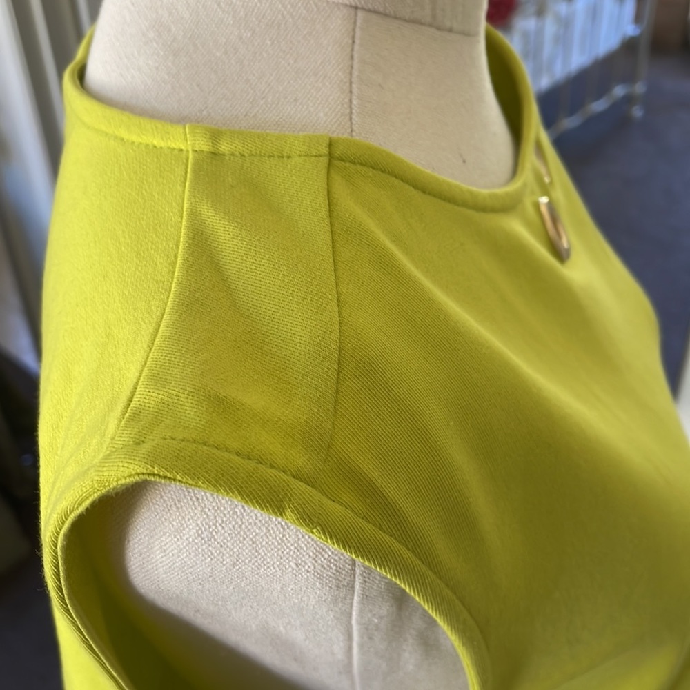 💚BNWT JIJIL Italian designer green statement sleeveless top - Picture 5 of 14